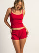 HARLOW HARLOW MADELINE HEART SHORT - PORT - Boathouse