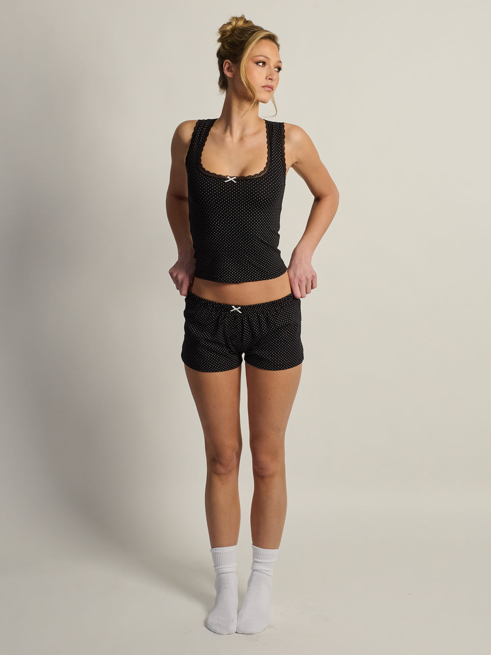 SHORT HARLOW MADELINE IMPRIMÉ – NOIR/BLANC