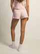 HARLOW HARLOW ALLIE WAFFLE SHORT - LIGHT PINK - Boathouse