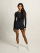 HARLOW HARLOW ALLIE WAFFLE SHORT - NAVY - Boathouse