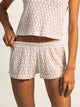 HARLOW HARLOW ALLIE DITSY WAFFLE SHORT - OFF WHITE - Boathouse
