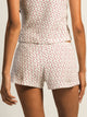 HARLOW HARLOW ALLIE DITSY WAFFLE SHORT - OFF WHITE - Boathouse