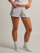 HARLOW HARLOW ALLIE WAFFLE SHORT - MELANGE - Boathouse