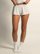 HARLOW HARLOW ALLIE WAFFLE SHORT - MELANGE - Boathouse