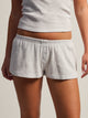 HARLOW HARLOW ALLIE WAFFLE SHORT - MELANGE - Boathouse