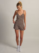 HARLOW HARLOW ALLIE WAFFLE SHORT - STRIPE - Boathouse
