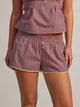 HARLOW HARLOW POSIE SHORT-BURGUNDY - Boathouse