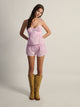HARLOW HARLOW POSIE SHORT- PINK/WHITE - Boathouse