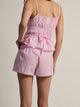 HARLOW HARLOW POSIE SHORT- PINK/WHITE - Boathouse