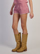 HARLOW POSIE SHORT- RED/WHITE
