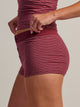HARLOW HARLOW BRIAR STRIPE SHORT - BURGUNDY - Boathouse