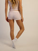 HARLOW BRIAR SHORT-STRIPE - HEATHER GREY