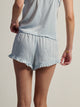 HARLOW HARLOW BELLA SATIN SHORT - BLUE - Boathouse