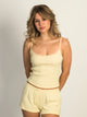 HARLOW HARLOW MALLORY HEART TANK TOP - YELLOW - Boathouse