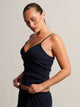 HARLOW HARLOW WINNIE WAFFLE TANK - NAVY - Boathouse