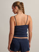 HARLOW HARLOW WINNIE WAFFLE TANK - NAVY - Boathouse