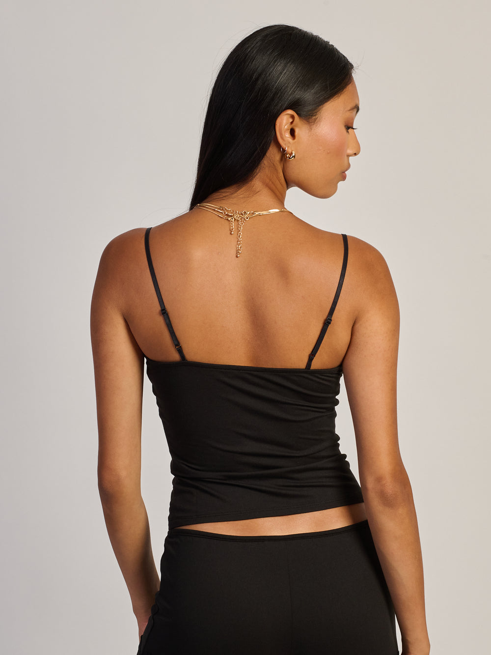 HARLOW HAILEY TANK TOP - BLACK