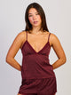 HARLOW HARLOW VIENNA TOP - BURGUNDY - Boathouse