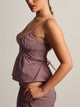 HARLOW POSIE TOP - BURGUNDY