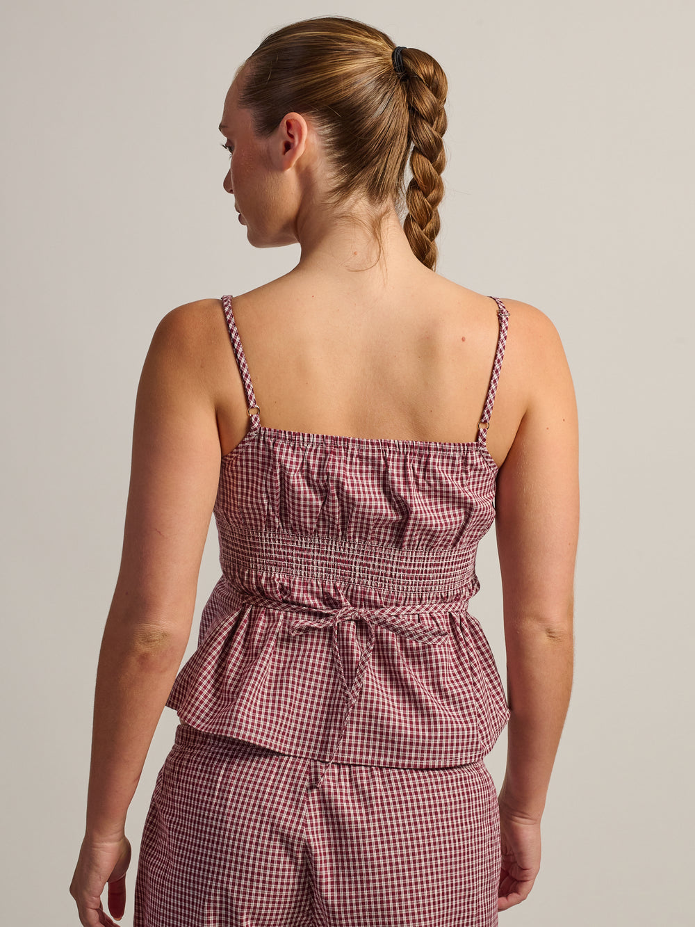 HARLOW POSIE TOP - BORDEAUX
