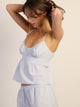 HARLOW HARLOW POSIE TOP - PINSTRIPE - Boathouse