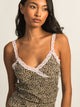 HARLOW HARLOW LENI PRINT TANK TOP - LEOPARD - Boathouse