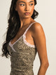 HARLOW HARLOW LENI PRINT TANK TOP - LEOPARD - Boathouse