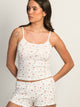 HARLOW HARLOW PAYTON POINTELLE PRINT TANK TOP - WHITE - Boathouse