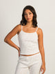 HARLOW HARLOW PAYTON POINTELLE PRINT TANK - WHITE/PINK - Boathouse
