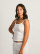 HARLOW HARLOW PAYTON POINTELLE PRINT TANK - WHITE/PINK - Boathouse