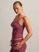 HARLOW HARLOW BRIAR STRIPE TANK TOP - BURGUNDY - Boathouse