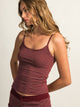 HARLOW HARLOW BRIAR STRIPE TANK TOP - BURGUNDY - Boathouse