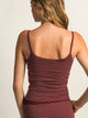 HARLOW HARLOW BRIAR STRIPE TANK TOP - BURGUNDY - Boathouse