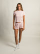 HARLOW HARLOW ALLIE WAFFLE TEE - LIGHT PINK - Boathouse