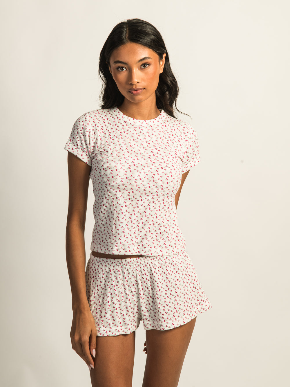 T-SHIRT GAUFRÉ HARLOW ALLIE -DITSY