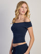 HARLOW HARLOW PENNY TEE - NAVY - Boathouse