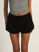 HARLOW HARLOW LANA LINEN SHORT - BLACK - Boathouse