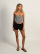 HARLOW HARLOW LANA LINEN SHORT - BLACK - Boathouse