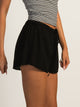 HARLOW HARLOW LANA LINEN SHORT - BLACK - CLEARANCE - Boathouse