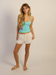 HARLOW HARLOW LANA LINEN SHORT - WHITE - Boathouse