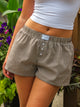 HARLOW HARLOW TAYLOR BOXER SHORT -BROWN - Boathouse
