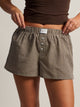 HARLOW HARLOW TAYLOR BOXER SHORT -BROWN - Boathouse