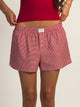 HARLOW TAYLOR BOXER SHORT - RED/WHITE
