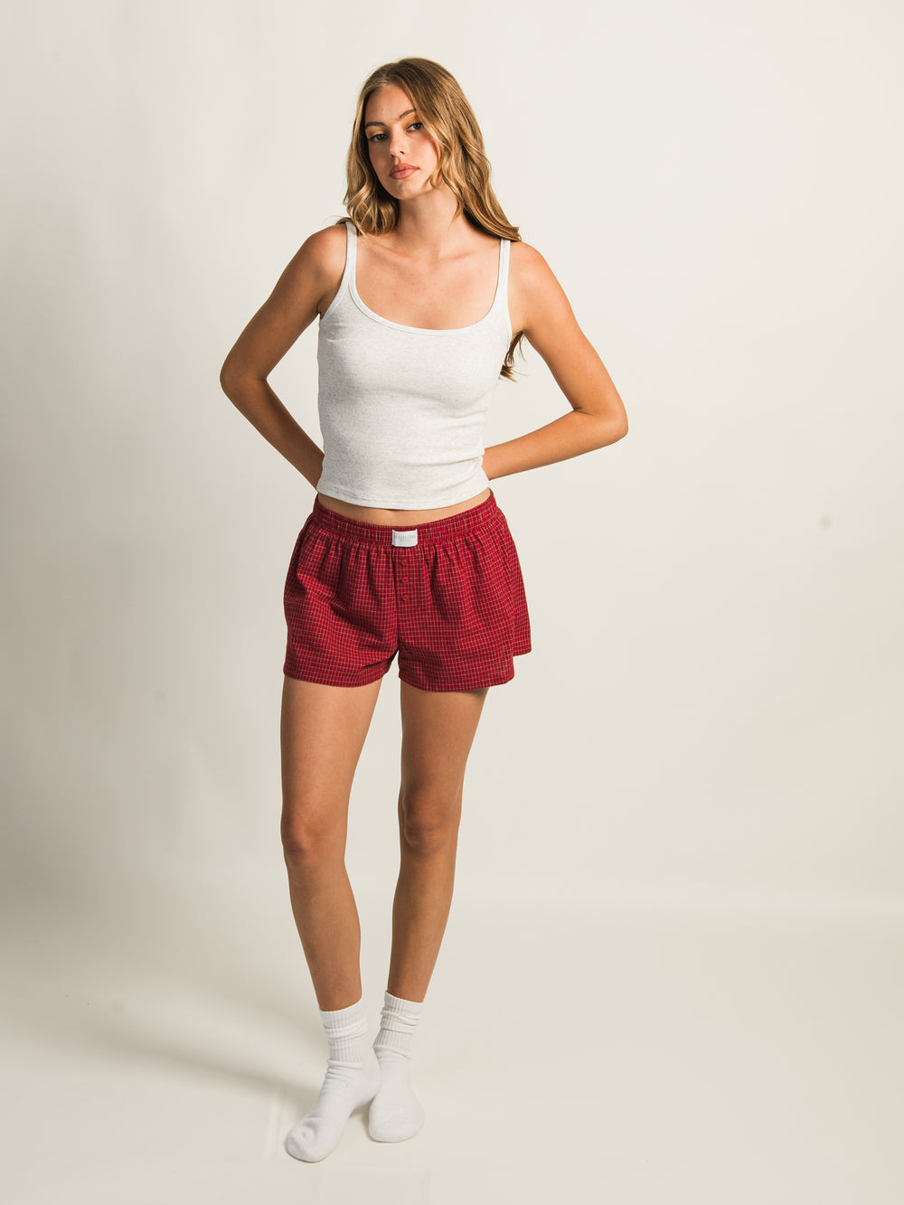 HARLOW TAYLOR BOXER SHORT - RED