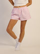 HARLOW HARLOW TAYLOR BOXER SHORT - WHITE/PINK - Boathouse