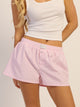 HARLOW HARLOW TAYLOR BOXER SHORT - WHITE/PINK - Boathouse