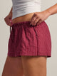 HARLOW HARLOW TOMMY BOXER SHORT - BURGUNDY - Boathouse