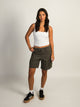 HARLOW HARLOW BAGGY CARGO SHORT - CHARCOAL - Boathouse
