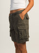 HARLOW HARLOW BAGGY CARGO SHORT - CHARCOAL - Boathouse