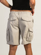 HARLOW HARLOW BAGGY CARGO SHORT - TAUPE - Boathouse